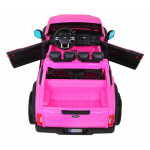 Elektrické autíčko - Ford Super Duty - ružové